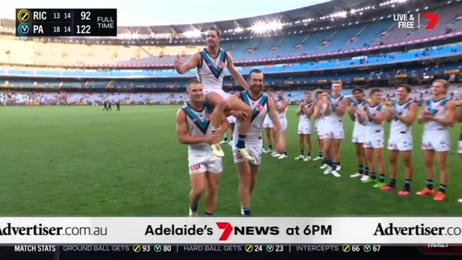 The Advertiser7NEWS Adelaide David Speirs breaks silence, Port star's 350th game