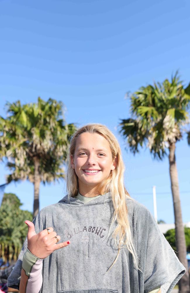 Ella Craike at Seas The Day Womens Surf Festival at Kingscliff for Gold Coast at Large. Picture, Portia Large.