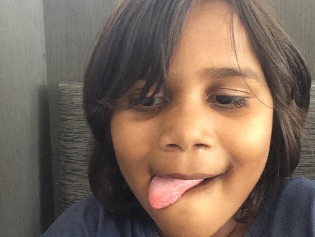 Laquarna Chapman Palmer, 6, was taken to Queensland Children’s Hospital after sustaining significant abdominal, chest and shoulder injuries in the attack.