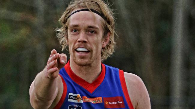 Pat McKenna in action for Gisborne Football Club. Picture: Aaron Cook