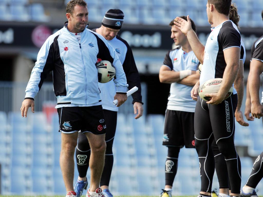 Ricky Stuart used to steer the ship at the Sharks. Picture: Vanessa Hunter