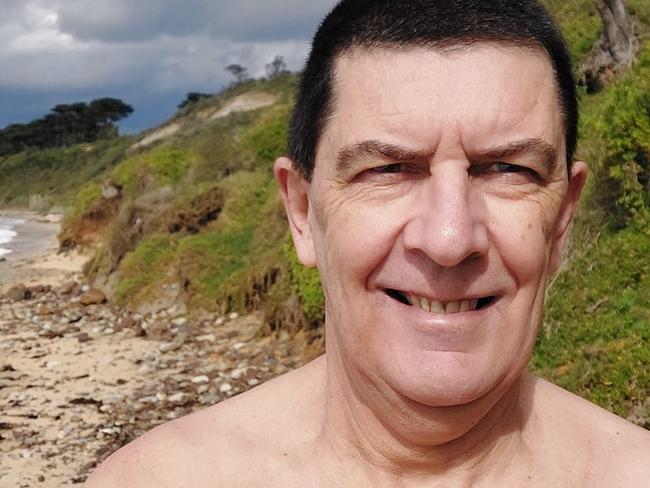 Frankston naturist MIchael James will seek suggestions about Victorian beaches that should become clothing-optional. Picture: MIchael James
