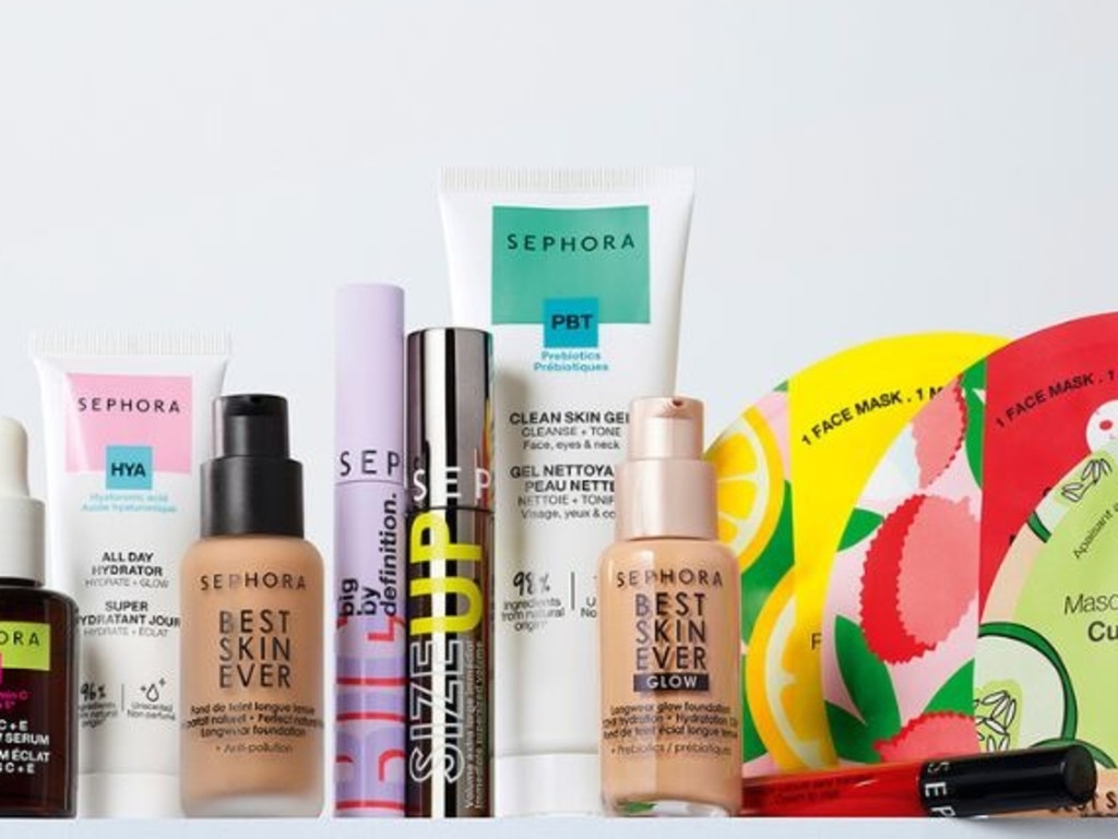 Stock up on some beauty goodies at Sephora. Picture: Sephora.