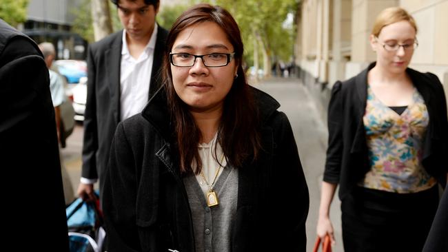 Ketapat Jenkins pictured leaving the Supreme Court after being acquitted of the murder of Chloe Murphy.