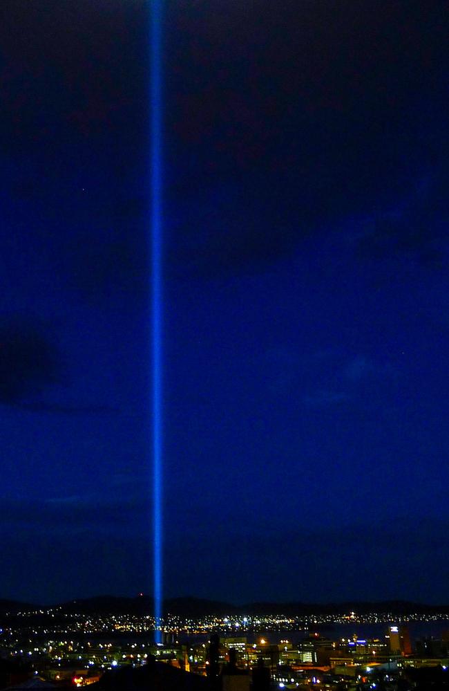 Spectra [Tasmania] by Ryoji Ikeda, 2013, Dark Mofo (Photo: Ian Wollstein)