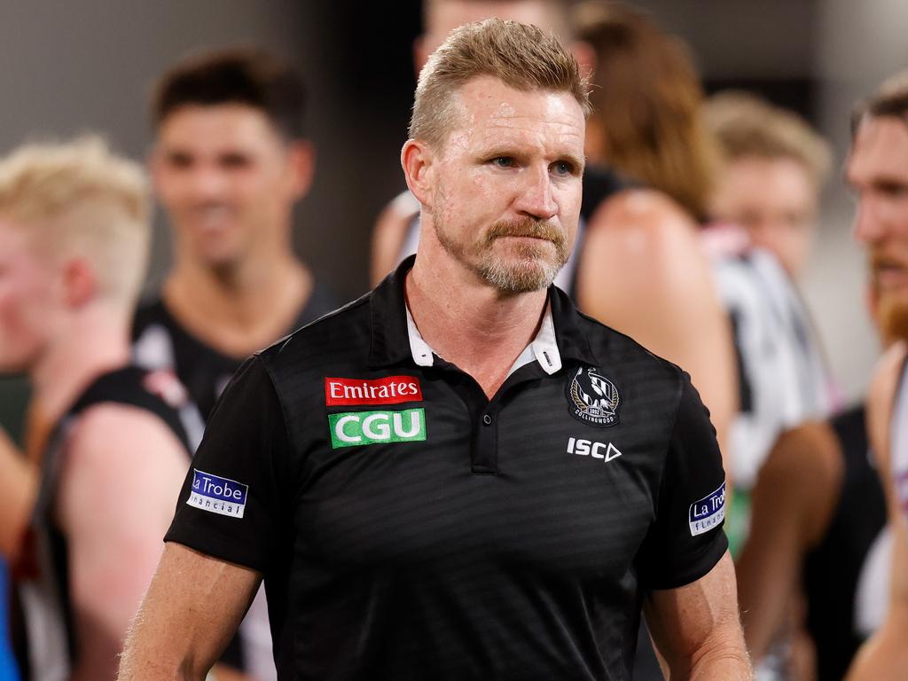 Nathan Buckley boasted a 54 per cent winning record as Collingwood coach.