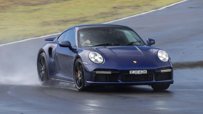 Porsche’s 911 Turbo S is a beast on the track.