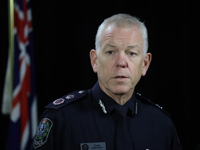 Police Commissioner Grant Stevens gave a “harsh warning” that restrictions could be imposed on the South Australian community. Picture: NCA NewsWire / David Mariuz