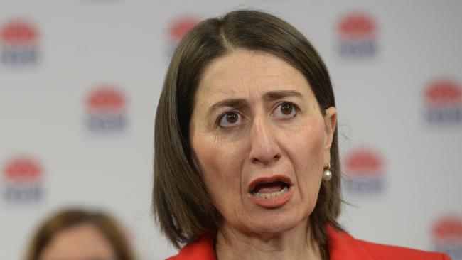 NSW Premier Gladys Berejiklian in Sydney on Friday. Picture: Jeremy Piper