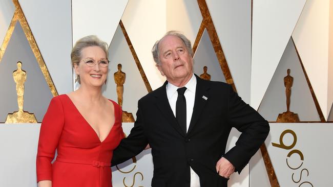 Actress Meryl Streep and Don Gummer arrive for the 90th Annual Academy Awards on March 4, 2018, in Hollywood, California. Picture: Valeri Macon/AFP