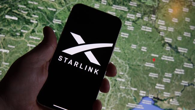 Starlink is essential to the armed forces of Ukraine batteling Russian forces. Picture: Getty