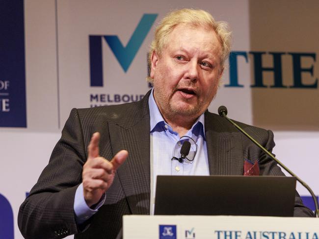 2/11/2023 CEO of WiseTech Global Richard White during the Economic & Social Outlook Conference in Melbourne. Aaron Francis / The Australian