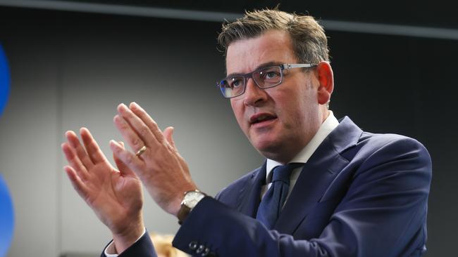 Premier Daniel Andrews says the budget aims to help Victoria recover after the pandemic. Picture: Brendan Beckett