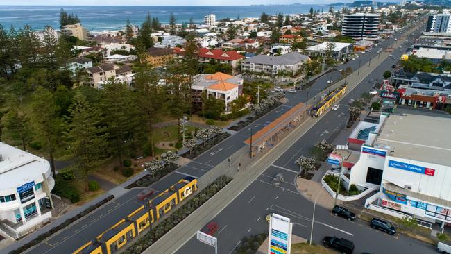 It’s all go on light rail to Burleigh but sooner or later, funding must be committed to funding the project’s future stages if it is to be built in time for the Olympic Games.