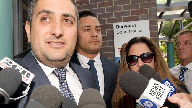 Jarryd Hayne intends to plead not guilty. Picture: Tracey Nearmy