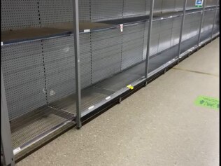 COVID-19: Shelves emptied as panic buying makes comeback