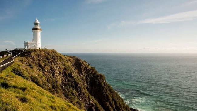 The lighthouse at Byron Bay.