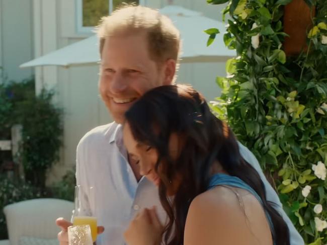 Screengrabs from With Love, Meghan. Meghan, Duchess of Sussex in episode 105 of With Love, Meghan. Source - Netflix