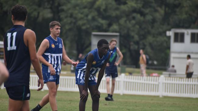 AIC First XVIII AFL footy game between Ambrose Treacy College and St Edmund's College. Wednesday March 8. Picture, Nick Tucker.