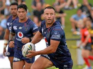 RUGBY LEAGUE: NRL trial on the Sunshine Coast. Titans v Warriors. Warrior's Blake Green. Picture: Patrick Woods