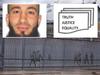 Bassam Hamzy works on his branding behind bars