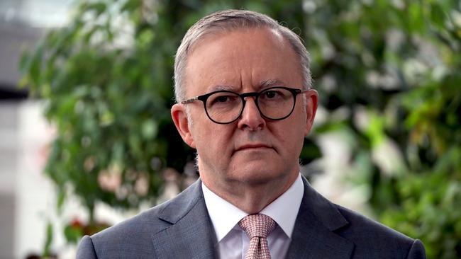 Anthony Albanese says he will launch a referendum on becoming a republic if he wins a second term in parliament. Picture: NCA NewsWire