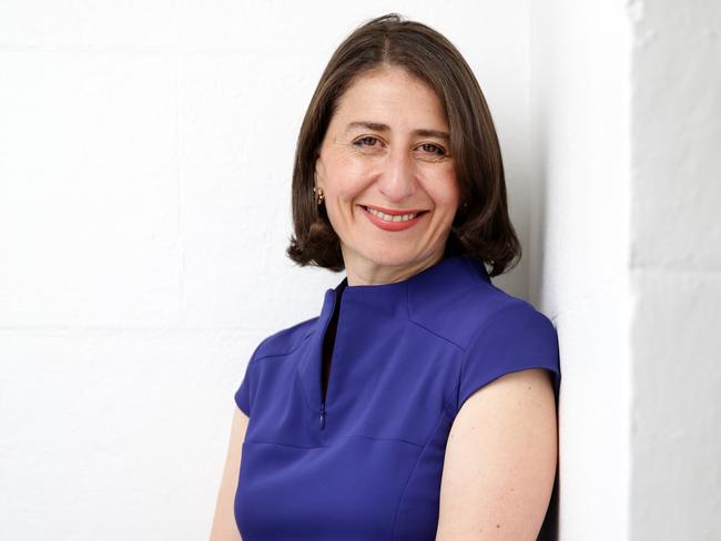 Embargoed for The Daily Telegraphy Bradfield Scholarship, speak to picture desk before usePremier Gladys Berejiklian pictured at the Macquarie Lighthouse in Vaucluse for the Bradfield Scholarship. Picture: Jonathan Ng