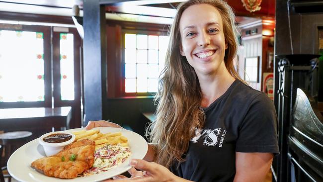 Waxy’s serves $6 schnitzels on Mondays. Pic Tim Marsden