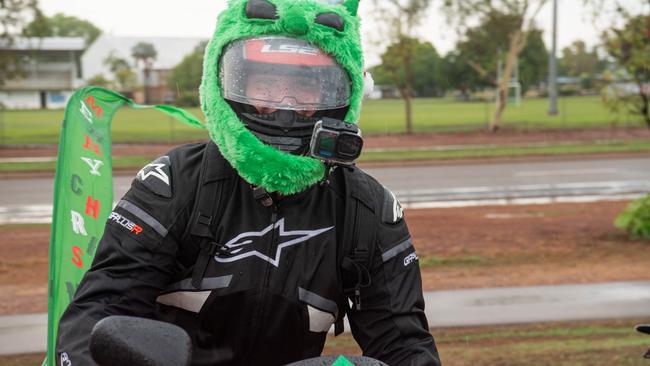 Darwin's motorbike community at the NT Motorcycle Centre to raise money and awareness for the Salvation Army's annual Christmas Toy Ride. Picture: Pema Tamang Pakhrin