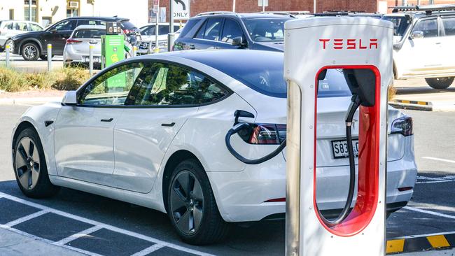 Wealthy electorates are leading the transition to electric vehicles. Picture: Brenton Edwards