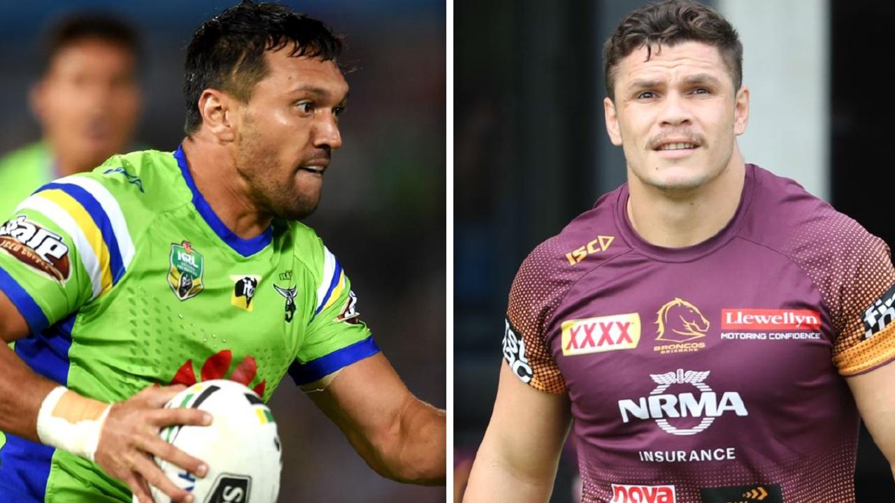 Jordan Rapana and James Roberts are shock inclusions for Round 2 teams.