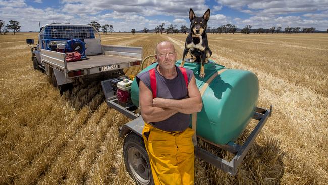 Left short: Bealiba CFA volunteer Nifty Gordon fears more volunteers will walk away. Picture: Zoe Phillips