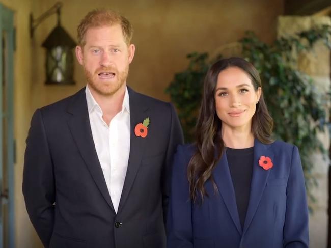 Prince Harry and Meghan Markle have said they’re at a “crossroads” with their work in a joint public appearance for the first time in months., The Duke and Duchess of Sussex appeared in a video message where they discussed prioritizing children’s safety online through their Archewell Foundation.