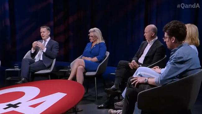 Panellists were accused of ‘gaslighting’ on immigration. Picture: ABC