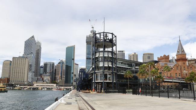 The Overseas Passenger Terminal at The Rocks. Picture: Richard Dobson