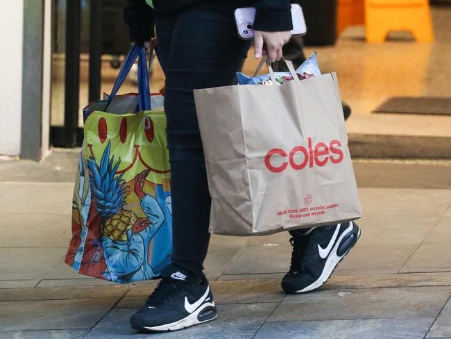 SYDNEY, AUSTRALIA : NewsWire Photos JUNE 24 2024: A general view of a supermarket in Sydney as Supermarkets face billion dollar fine threat while Coles, Woolworths, Aldi and IGA face steep penalties, other retail heavyweights, including Bunnings and Chemist Warehouse, will not be covered by the code.Picture: Newswire / Gaye Gerard