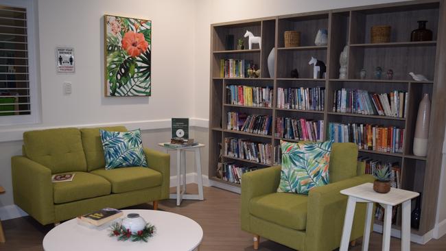 A library nook at Murroona Gardens. Photo: Elyse Wurm