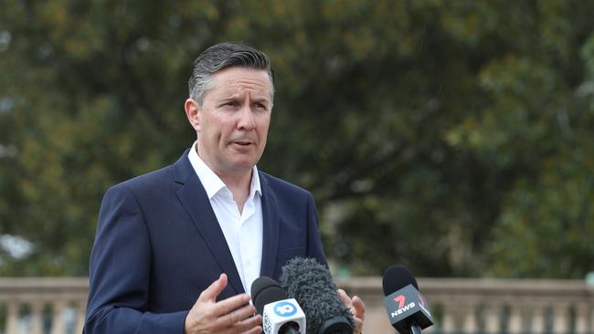 Health Minister Mark Butler says a new Covid-19 campaign will seek to target Australians who have yet to get their booster amid the winter season. Picture: NCA NewsWire / Dean Martin