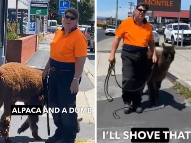 Video captures ‘most Aussie interaction ever’. Picture: TikTok@ozzymanreviews