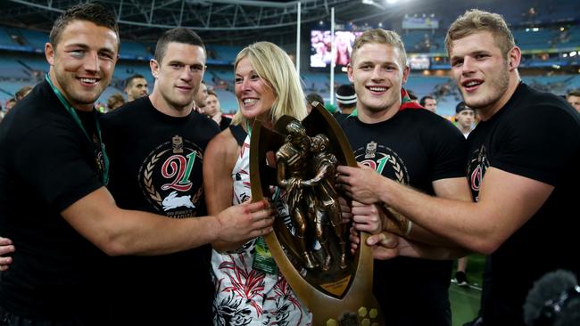 The Burgess family will forever be tied to the Rabbitohs. Photo: Gregg Porteous