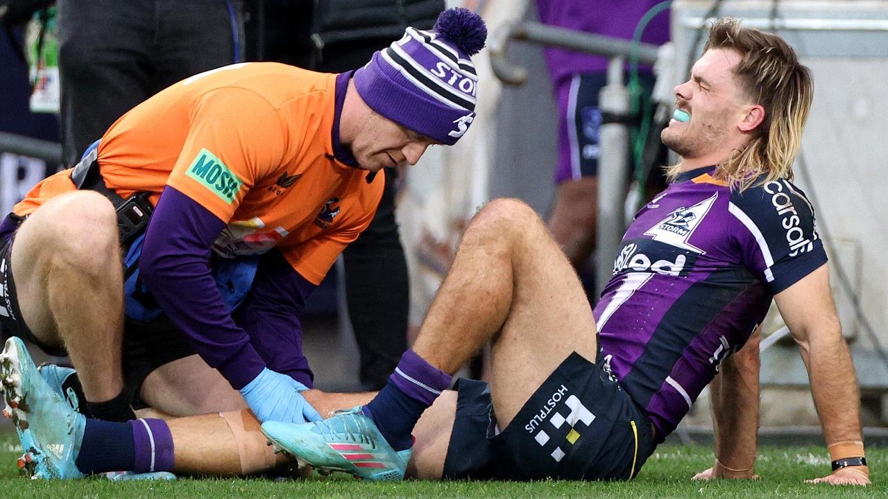 Ryan Papenhuyzen is making slow progress in his return from injury. Picture: NRL Imagery / Hamish Blair