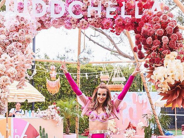 Rebecca Judd at “Juddchella”. Picture: Instagram