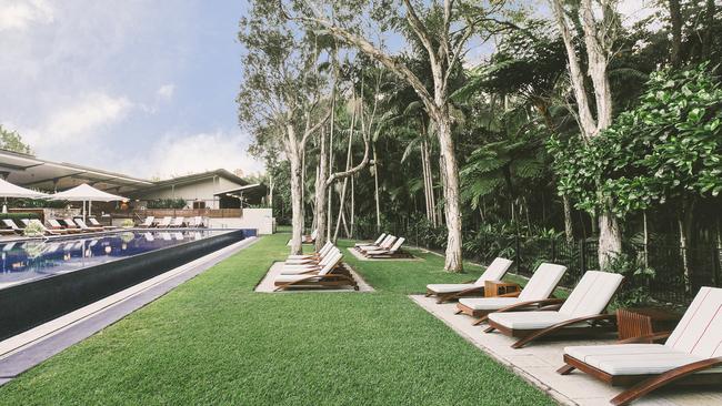 Chill out by the pool at The Byron at Byron resort in Byron Bay. Picture: Destination NSW