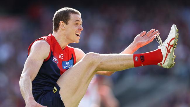 Melbourne is likely to welcome back Ben Brown to face Essendon at the Adelaide Oval on Saturday. Picture: Michael Klein