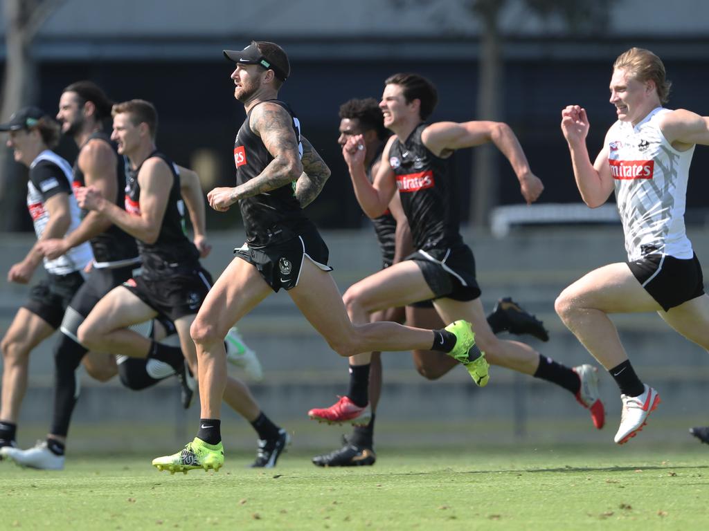 Jeremy Howe at training earlier this year. Picture: David Crosling