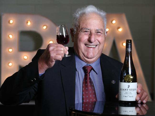 Angelo Puglisi from Stanthorpe with the Grand Champion Wine at the prestigious Royal Queensland Wine Show (RQWS) Awards at the Brisbane Showgrounds.Pic Annette Dew