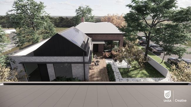 An example of co-located housing under the new laws. Picture: Dr Damian Madigan, University of South Australia