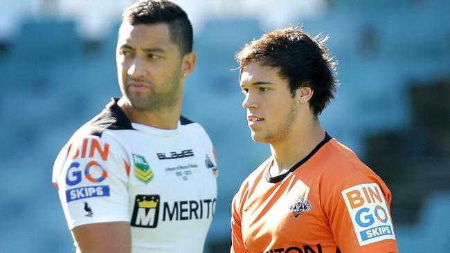 Benji Marshall and Luke Brooks back in 2013.