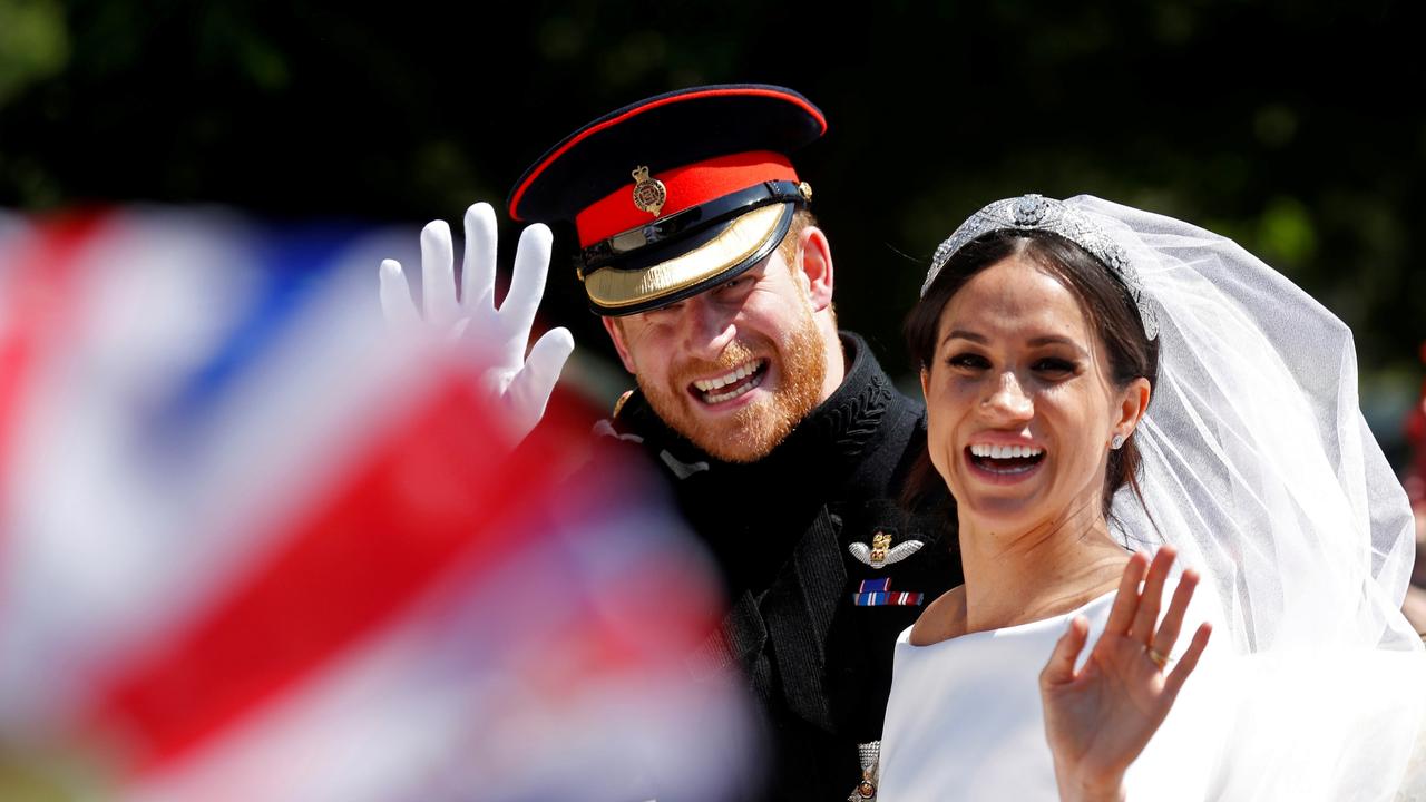 Harry and Meghan are now waving goodbye to their royal duties. Picture: Damir Sagolj/Reuters