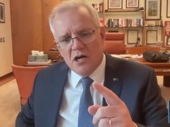 Prime Minister Scott Morrison has clashed with a teenager in a tense interview ahead of the federal election. Image: 6 News